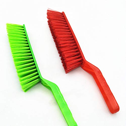TOPBATHY Cepillo para Limpiar el Polvo de la Cama con Mango, Cepillo para Limpiar la Ropa, Zapatos, Plumero, Cepillo de Limpieza (Color al Azar)