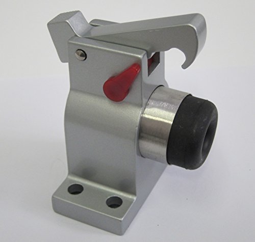 Tope de puerta TS-83030, aluminio macizo, montaje en el suelo con tapón de bloqueo