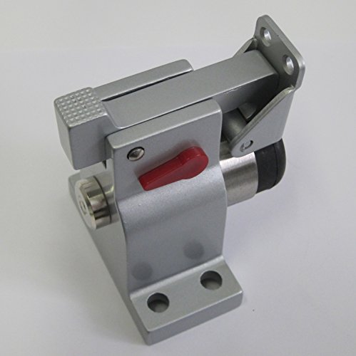 Tope de puerta TS-83030, aluminio macizo, montaje en el suelo con tapón de bloqueo