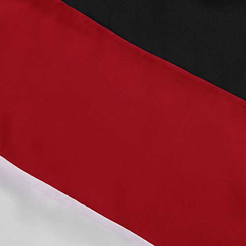 Tops para mujer,MOMOXI Camiseta de manga larga casual para mujer color block rayas camisetas blusas Camisa Mujer Raya Cuello Redondo Manga Larga Casual Suelto Blusa Rojo y Top Azul Jersey Stripe Shirt