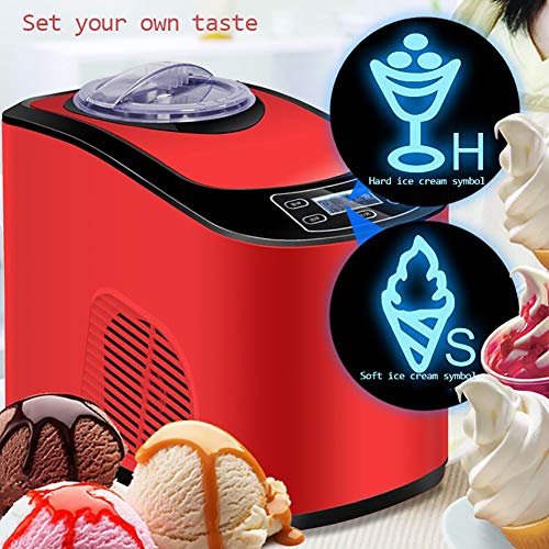 Totalmente helado automático de la máquina, Panel de control inteligente de Preservación de calor de helado de máquina 1.5L de gran capacidad inteligente adecuado para el hogar