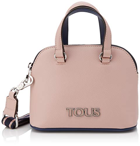 TOUS Bowling Mini New Essence, Bolso bolera para Mujer, Multicolor (Nude/Marino 995900794), 19x14.5x10 cm (W x H x L)