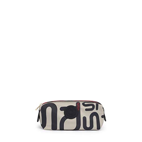 Tous Neceser 8x17x9,5 cm. Doromy Beige-Fucsia. 01063528