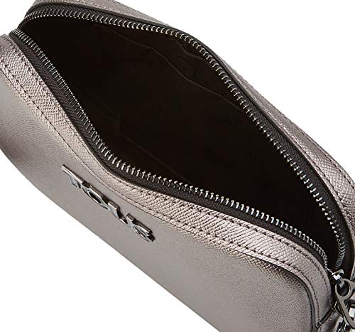 TOUS New Essence, Bolso bandolera para Mujer, Multicolor (Gun/Negro 995900791), 23x15x5 cm (W x H x L)