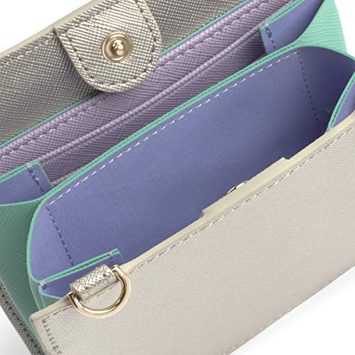 TOUS Tarjetero-Bandolera New Essence Tri-Plata