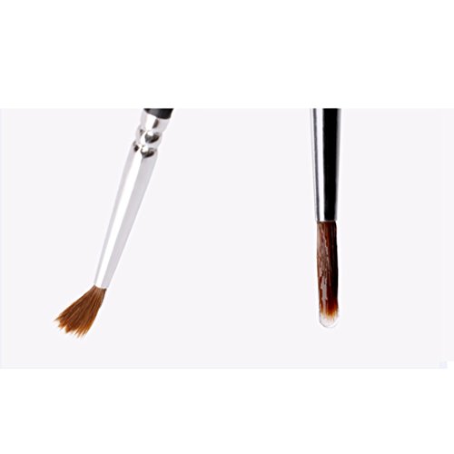 TOYMYTOY 6pcs pinceles de pelo de la comadreja detalle fino conjunto de cepillo de pintura Fine Tip Art pincel de pintura para detallar dibujo de la pintura