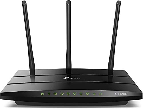 TP-Link Archer C1200 - Router Gigabit inalámbrico de doble banda, 2.4 GHz a 300 Mbps y 5 GHz a 867 Mbps, Gigabit Puerto, USB 2.0, 3 antenas externas de doble banda