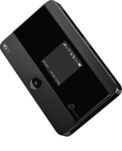 TP-LINK M7350 - Router 4G LTE para móvil (Banda Dual 2.4 GHz ó 5 GHz, soporta hasta 10 Dispositivos simultáneamente), Color Negro