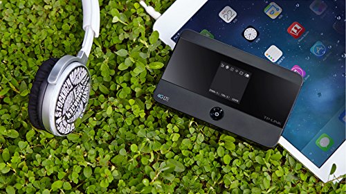 TP-LINK M7350 - Router 4G LTE para móvil (Banda Dual 2.4 GHz ó 5 GHz, soporta hasta 10 Dispositivos simultáneamente), Color Negro