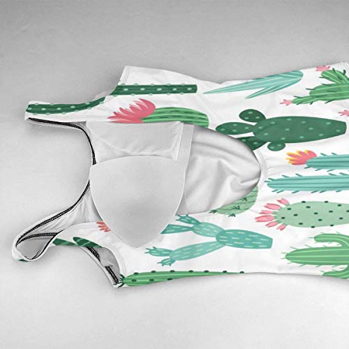 Traje de baño Sexy Traje de baño Monokini Cactus Mexicano Aloe Traje de baño de una Pieza para Mujer Traje de baño Traje de baño