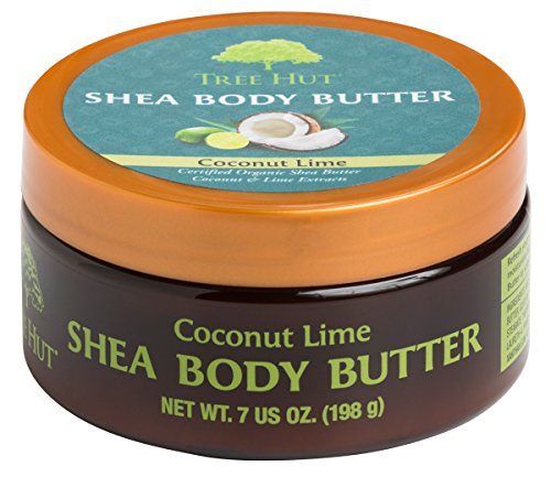 Tree Hut Coconut Lime Shea Body Butter with Coconut Lime Extracts 7 oz (198 g) by Tree Hut