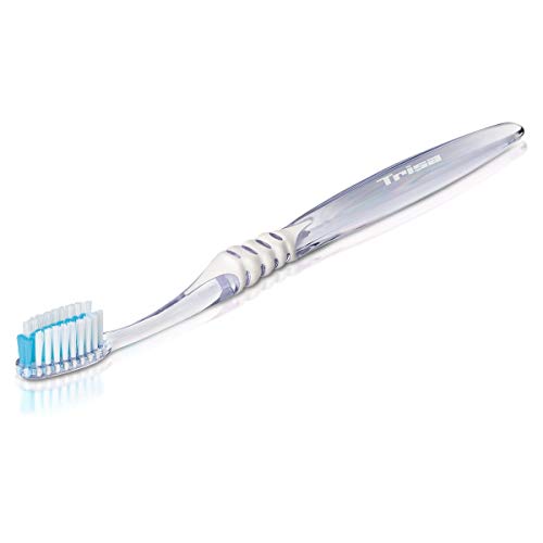 Trisa Bracket Clean - Cepillo de dientes manual para personas con pinzas dentales para la mejor limpieza de los dientes y las tenedores. Calidad suiza.