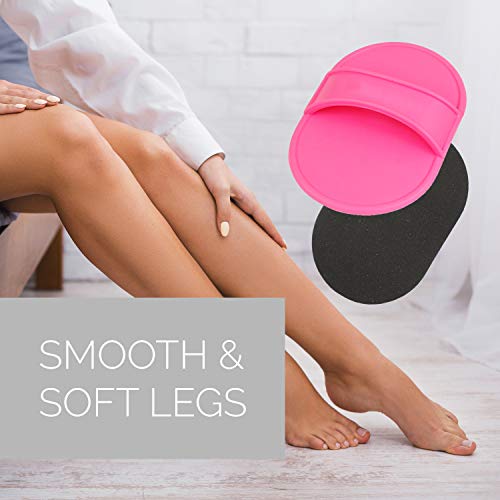 TRIXES Almohadillas Exfoliantes para depilar Set de 20 Smooth Skin on Legs Arm Face Top Lip Beauty Aid
