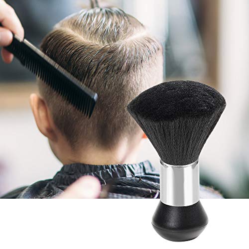 TRIXES Cepillo de Cuello para barbero - Brocha de Peluquería, Salón, Peluquero - para Eliminar los Residuos del Cabello