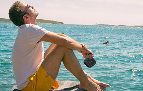 Tronsmart Groove Altavoz Exterior Bluetooth Portátiles, 24 Horas de Reproducción, Impermeable IPX7, Extra Bass con Tecnología TWS, Construido en Micrófono, para Smartphones, Fiesta, Viajes, Playa