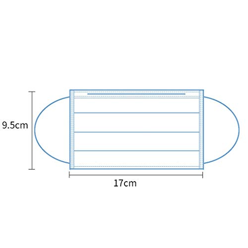TropBox Protección 3 Capas Transpirables con Elástico para Los Oídos Pack 50 unidades TROPBOX-AT50 (S Fresa)