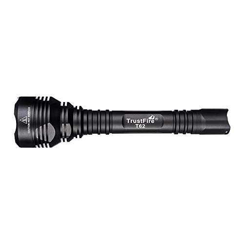 TrustFire T62 LED Linterna táctica High Lumen 3600 Lumen Proyector recargable IPX8 Luz de flash a prueba de agua Ideal para acampar Caza Rescate