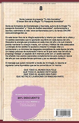 Tu Año Aromático: Conoce el aspecto físico y energético de 15 aceites esenciales con sus 15 meditaciones guiadas para que vivas el año más consciente de tu vida