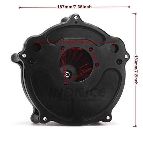 Turbina Spike Air Cleaner para filtros de aire harley sportster 1200 1991-2018 sportster iron 883