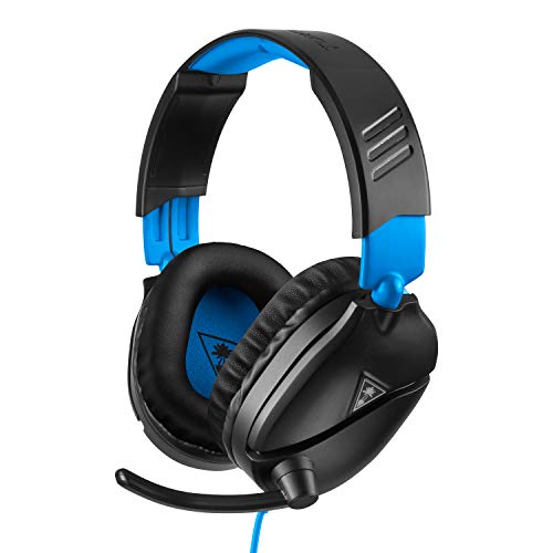 Turtle Beach Recon 70P Auriculares Gaming PS4, PS5, Xbox One, Nintendo Switch y PC, Negro/Azul