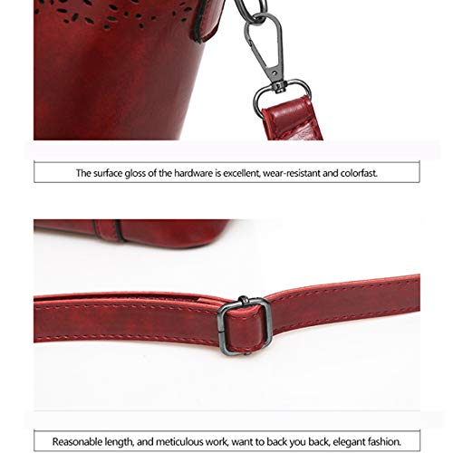 TUWEN Bolso Bolso Moda CondóN Cuatro Piezas Retro De La Tendencia Especial Solo Hombro Bolso