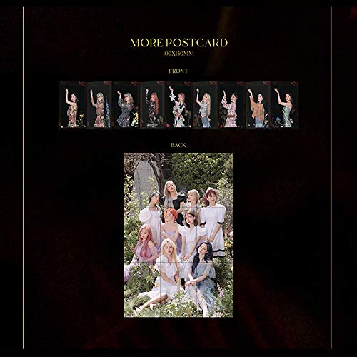 TWICE 9th Mini Album - MORE & MORE [ A Ver. ] CD + Photobook + Postcard + Coaster Card + Photocard + OFFICIAL PHOTOCARD SET + OFFICIAL POSTER + FREE GIFT / K-pop Sealed