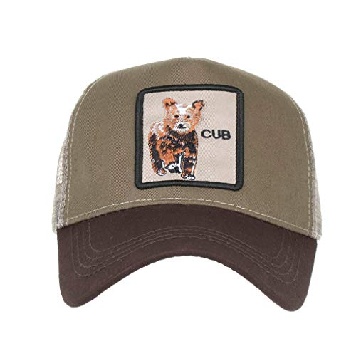 TWIFER Gorra de béisbol de algodón de Estilo Unisex Vintage para Deportes al Aire Libre Animal Bordado Vintage Marca Transpirable Impresión de Letras para Deportes Hombre Mujer Hip-Hop Ajustable (G)