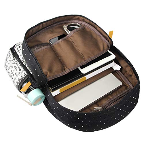 TWIFER Mochila de Lona Casual,Backpack Mochilas Escolares Mujer Mochila de Viaje, Mochila Escolar para Chicas Mochila Escolar Lona Bolsa Casual Para Chicas Bolsa De Hombro Mensajero Billetera