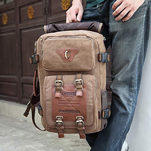 TWIFER Mochila Escolar Mochila de Senderismo Unisex Adulto Multi-Función Bolso de Lona Gran capacidad Mochilas Escolares Juveniles Chicos Chicas Casual 2019 Nuevo Mochila Viaje