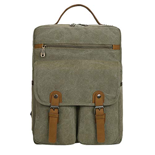 TWIFER Mochila Negocio con Puerto para Hombre Mujer Lona ordenador portatil backpack Bolso de Hombro para viajes de deportes al aire libre Impermeable Mochila Escola