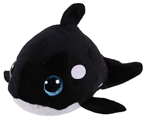 TY Teeny Orville Animales de juguete Felpa Negro, Blanco - Juguetes de peluche (Animales de juguete, Negro, Blanco, Felpa, Niño/niña, 100 mm) , color/modelo surtido