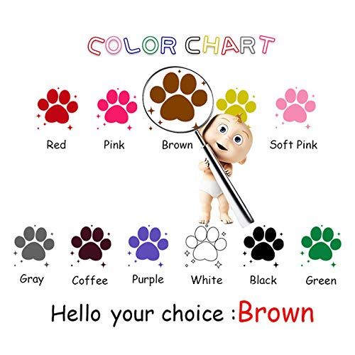 TYLPK Beauty Salon Wall Sticker Vinyl Art Room Decoration Nail Salon Girl Bedroom Decor Decal Art Wall Sticker brown 43X43CM