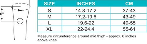 Tynor - Rodillera con bisagras (neopreno), tamaño extragrande