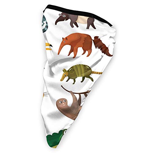 tyutrir Conjunto de Animales Mascarilla para Hombres y Mujeres Turbante al Aire Libre a Prueba de Polvo pasamontañas a Prueba de Viento Sombrero paño Deportivo Protector Solar Bufanda