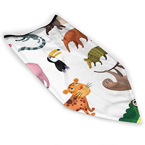 tyutrir Conjunto de Animales Mascarilla para Hombres y Mujeres Turbante al Aire Libre a Prueba de Polvo pasamontañas a Prueba de Viento Sombrero paño Deportivo Protector Solar Bufanda