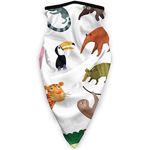 tyutrir Conjunto de Animales Mascarilla para Hombres y Mujeres Turbante al Aire Libre a Prueba de Polvo pasamontañas a Prueba de Viento Sombrero paño Deportivo Protector Solar Bufanda