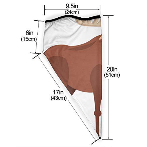 tyutrir Deer Animal iocn Mascarilla para Hombres y Mujeres Turbante al Aire Libre a Prueba de Polvo a Prueba de Viento pasamontañas Sombrero paño Deportes Protector Solar Bufanda