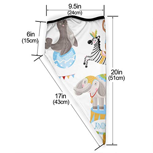 tyutrir Los Animales de Circo realizan Trucos Mascarilla para Hombres y Mujeres Turbante al Aire Libre a Prueba de Polvo a Prueba de Viento pasamontañas Sombrero paño Protector Solar Bufanda