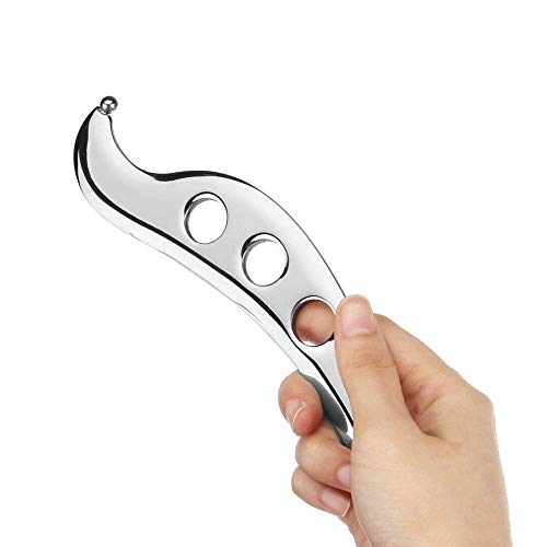TZH Herramientas de Gua Sha de Masaje, Instrumentos médicos Acero Inoxidable del Grado física Terapia de Masaje para Liberación miofascial y Suave movilización de Tejidos