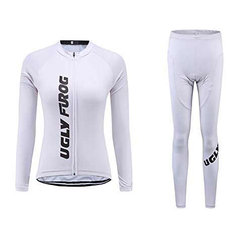 Uglyfrog Bike Wear De Manga Larga Maillot Ciclismo Mujer Bodies Long Bib Tights with Gel Pad Spring Style