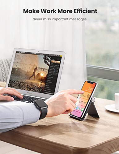 UGREEN Soporte Movil Mesa Multiángulo Soporte Smartphones Universal Ajustable para iPhone XS MAX, XR, 8, Huawei P20 Lite, Mate20Lite, Samsung Note 9, S10,Galaxy M20, Xiaomi Redmi Note 6 Pro, Mi A2