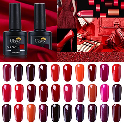 Ukiyo - Gel de esmalte para uñas UV LED de colores, serie High Gloss, 12 unidades 12PCS-2 …