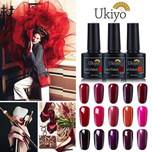 Ukiyo - Gel de esmalte para uñas UV LED de colores, serie High Gloss, 12 unidades 12PCS-2 …