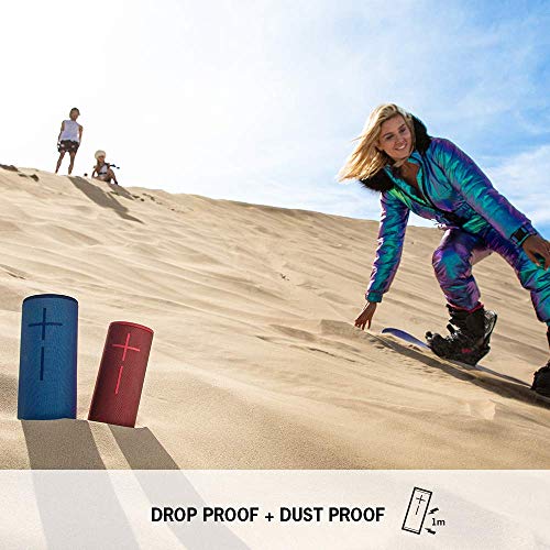 Ultimate Ears Boom 3 Altavoz Portátil Inalámbrico Bluetooth, Graves Profundos, Impermeable, Flotante, Conexión Múltiple, Batería de 15 h, color Azul