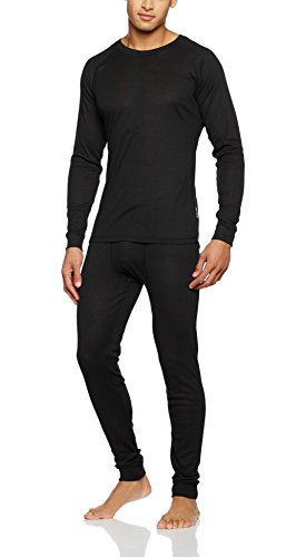 Ultrasport Thermal Underwear Set Conjunto, Hombre, Negro, L