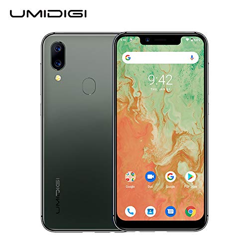 UMIDIGI A3X Smartphone Android Libre Android 10 Dual 4G Volte Pantalla 5.7" Incell 19:9 y Desbloqueo Facial 3GB RAM + 16GB, Batería de 3300mAh Ranura Triple Doble Cámara 16MP + 5MP [Verde]
