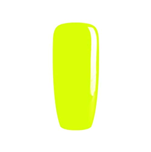 Uñas de gel UV LED Bluesky 10ml esmalte neón resoluble amarillo, Paquete 1er (1 x 10 ml)