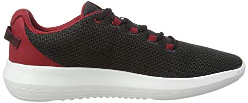 Under Armour Ripple, Zapatillas de Running para Hombre, Negro (Black/Jet Gray/Aruba Red (005) 005), 42.5 EU