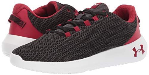 Under Armour Ripple, Zapatillas de Running para Hombre, Negro (Black/Jet Gray/Aruba Red (005) 005), 42.5 EU