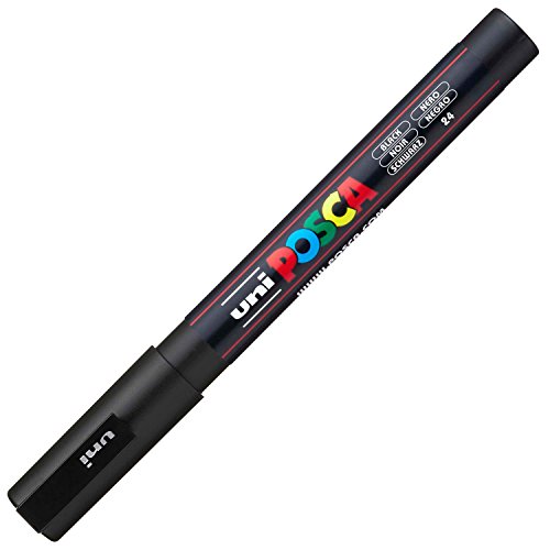 Uniball 156638000 - Rotulador de punta fina, negro